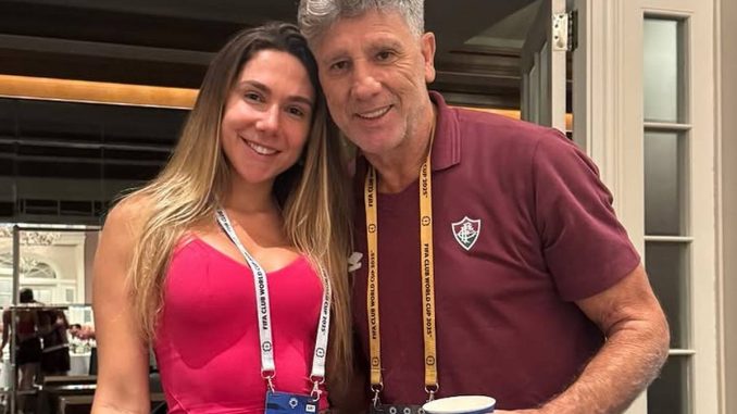 Carol Portaluppi e Renato Gaúcho