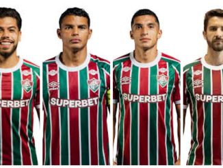 Nonato, Thiago Silva, Kevin Serna e Everaldo - Fluminense Football Club