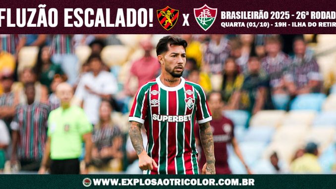 Fluminense está escalado para enfrentar o Sport