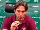 Luis Zubeldía concedeu entrevista coletiva após o empate com o Sport