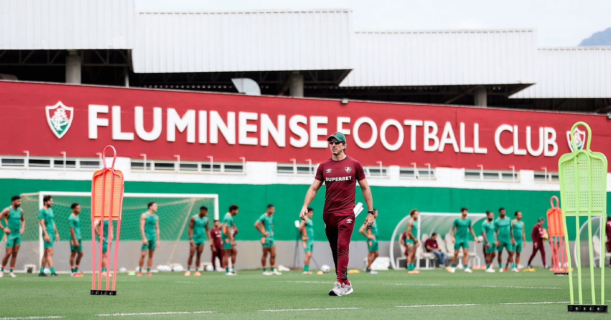 Bastidores da preparação do Fluminense para o jogo contra o Juventude