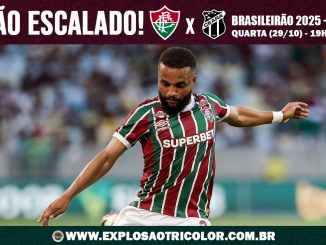 Fluminense divulgou a sua escalação para enfrentar o Ceará