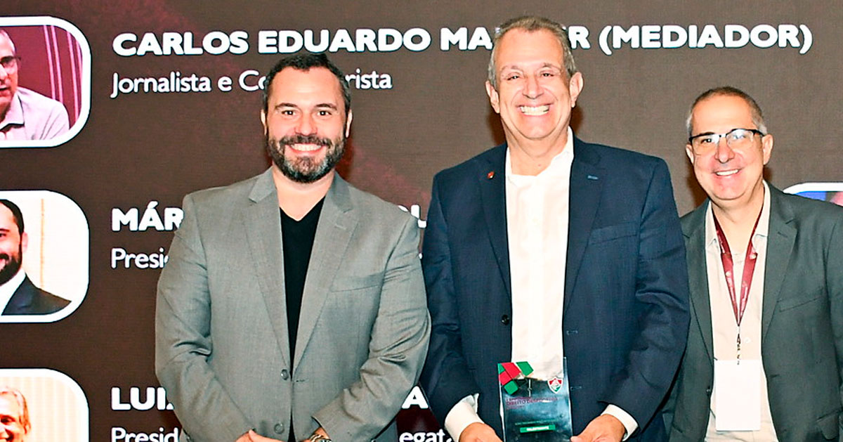 Presidente do Flamengo cita Fluminense em reunião; assista ao vídeo