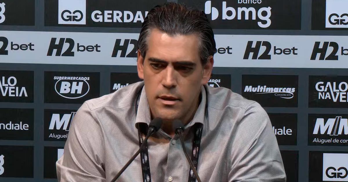 Dirigente do Atlético-MG detona time após derrota para o Fluminense: 