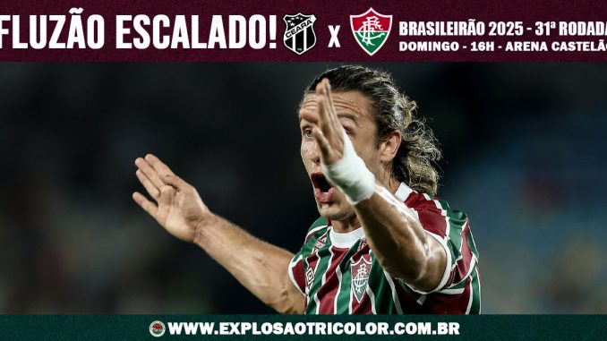 Fluminense está escalado para enfrentar o Ceará