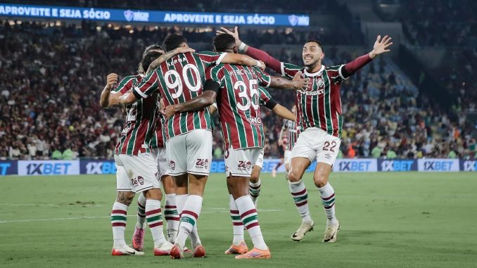 comemoração time tricolor Fluminense não perdeu a oportunidade de provocar o rival
