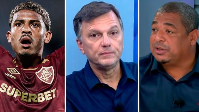 John Kennedy, Mauro Cezar e Vampeta Declaração de John Kennedy esquentou o clima para o Fla-Flu