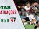 Comentários e notas das atuações de Fluminense 6 x 0 São Paulo
