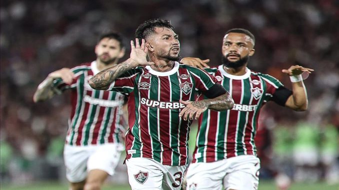 96596542968484 (1) (1) Lucho Acosta e Samuel Xavier - Foto: Lucas Merçon / Fluminense F.C.