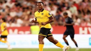 Jhon Arias em ação na Premier League