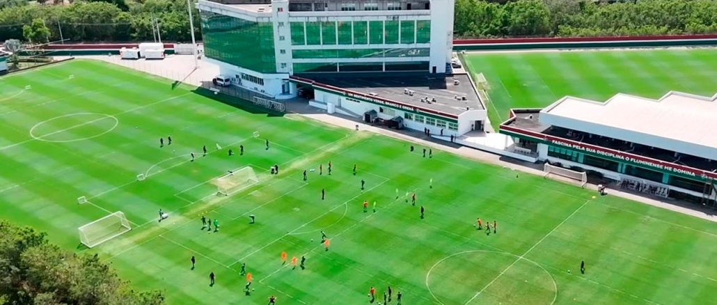 Germán Cano foi a novidade no treino desta sexta-feira