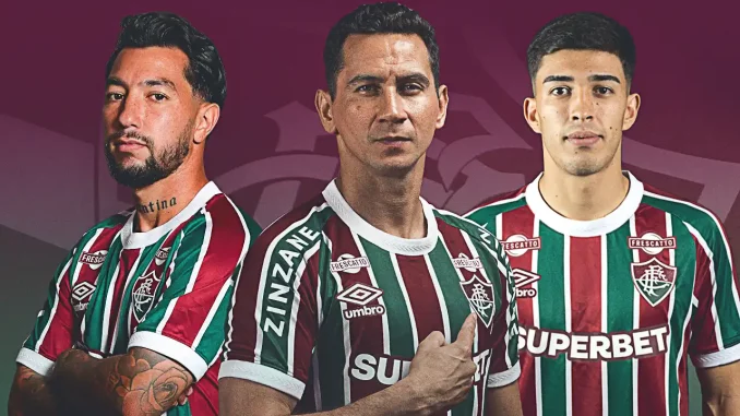 Lucho Acosta, Paulo Henrique Ganso e Lezcano são os meias do Fluminense