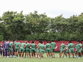 Elenco do Fluminense - FOTOS: LUCAS MERÇON / FLUMINENSE F.C.