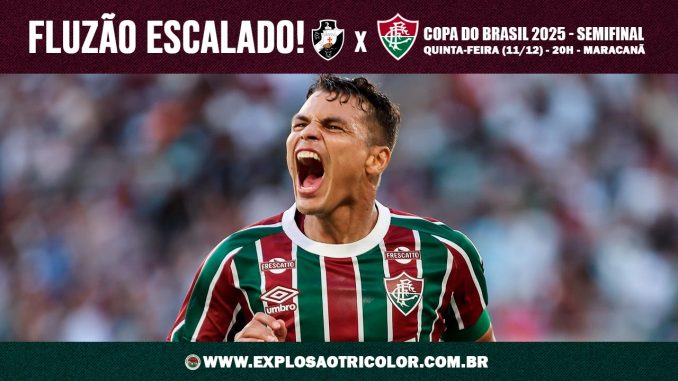 Fluminense está escalado para enfrentar o Vasco