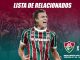 Lista de relacionados do Fluminense contra o Bahia, pelo Brasileirão 2025