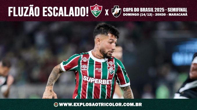Escalação do Fluminense Saiu a escalação do Fluminense para o clássico contra o Vasco