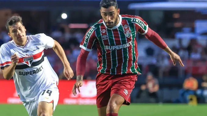 Freytes em ação pelo Fluminense