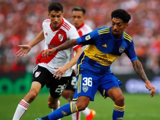 Cristian Medina em ação pelo Boca Juniors