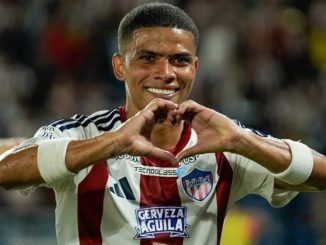 José Enamorado em ação pelo Junior Barranquilla