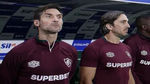 Maxi Cuberas e Luis Zubeldía no Fluminense