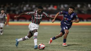 Wallace Davi em ação pelo Fluminense