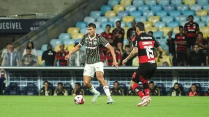 Facundo Bernal em ação no Fla-Flu