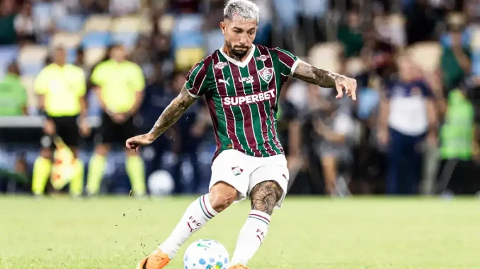 Lucho Acosta marcou um golaço na estreia do Fluminense no Brasileirão (Foto: Marina Garcia / Fluminense FC)