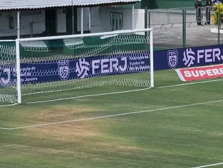 Imagem do gramado do Elcyr Resende aparenta condições ruins