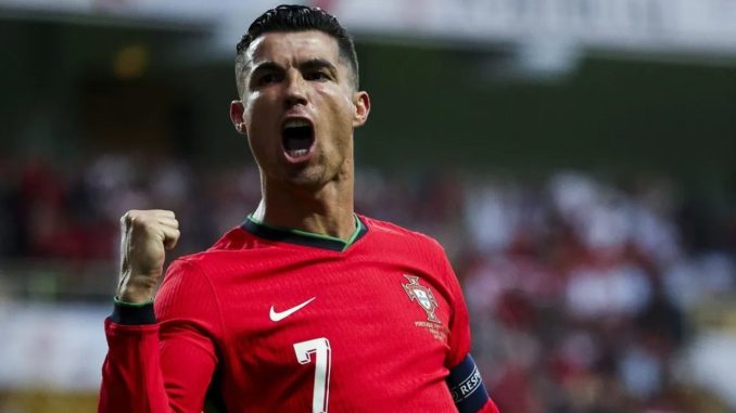 Cristiano Ronaldo em ação na Seleção de Portugal