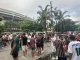 Torcida do Fluminense já marca presença no Maracanã para o clássico contra o Vasco
