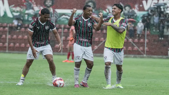Fluminense ficou no 2 a 2 com o Fortaleza na estreia do Brasileirão Sub-20