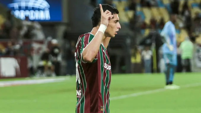 Serna marcou o gol da vitória do Fluminense
