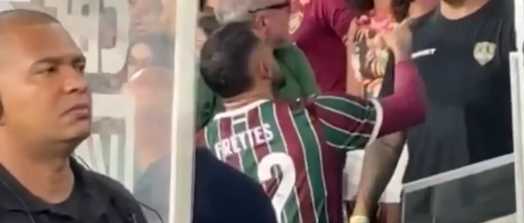 Freytes discutiu com torcedores do Fluminense