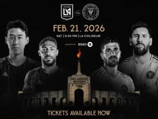 Bouanga é destaque em arte do LAFC para jogo contra Messi