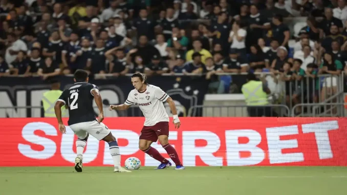 Canobbio marcou o segundo gol do Fluminense na vitória sobre o Remo no Mangueirão