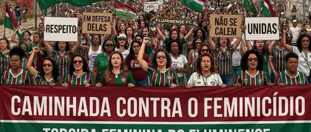 Torcida feminina do Fluminense realizará caminhada contra o feminicídio