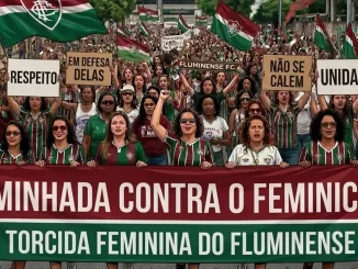 Torcida feminina do Fluminense realizará caminhada contra o feminicídio