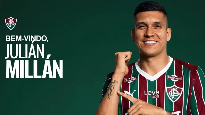 Julián Millán acaba de ser anunciado pelo Fluminense