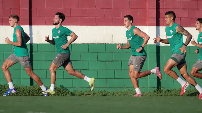 Fluminense iniciou a preparação para enfrentar o Corinthians