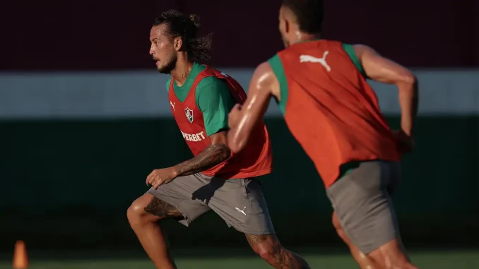 Guga no treino desta quarta-feira