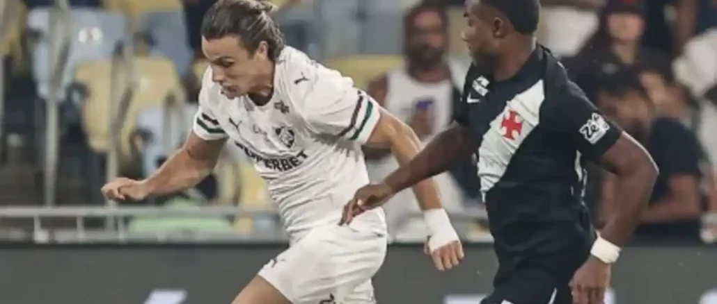 Canobbio marcou o primeiro gol do Fluminense na derrota para o Vasco