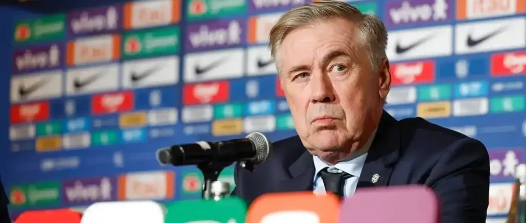 Opinião pesada! Lindinor Larangeira solta o verbo contra Carlo Ancelotti após empate da Seleção na Copa de 2026 e compara técnico ao comandante tricolor.