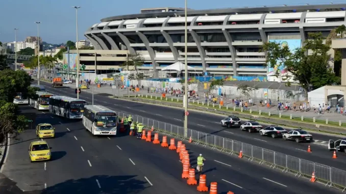 Trânsito no Maracanã: Ruas fechadas para Fluminense x Flamengo