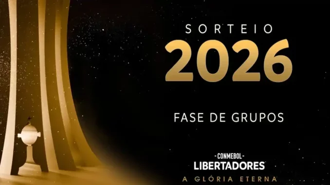Assista aqui ao sorteio dos grupos da Libertadores 2026