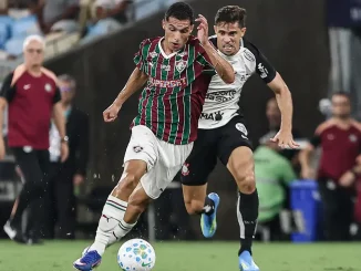 Kevin Serna teve grande atuação na vitória do Fluminense sobre o Corinthians