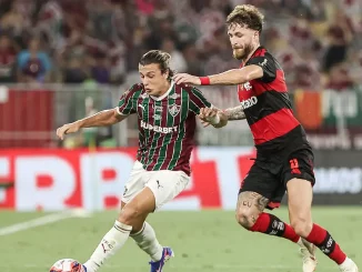 Léo Pereira agradeceu ao Fluminense após o Fla-Flu
