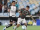 Lucho Acosta em ação pelo Fluminense contra o Corinthians