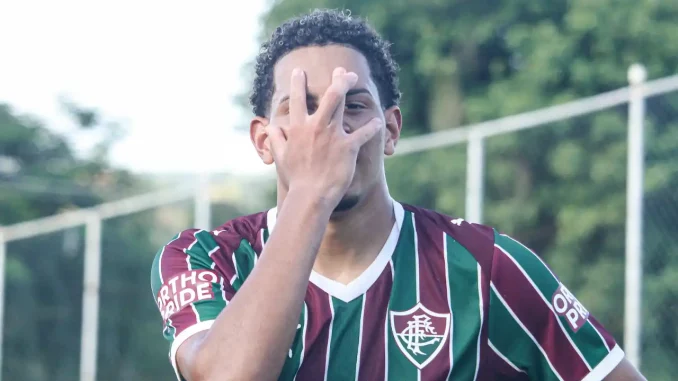 Marcos Paulo fez os dois gols do Fluminense contra o Cuiabá