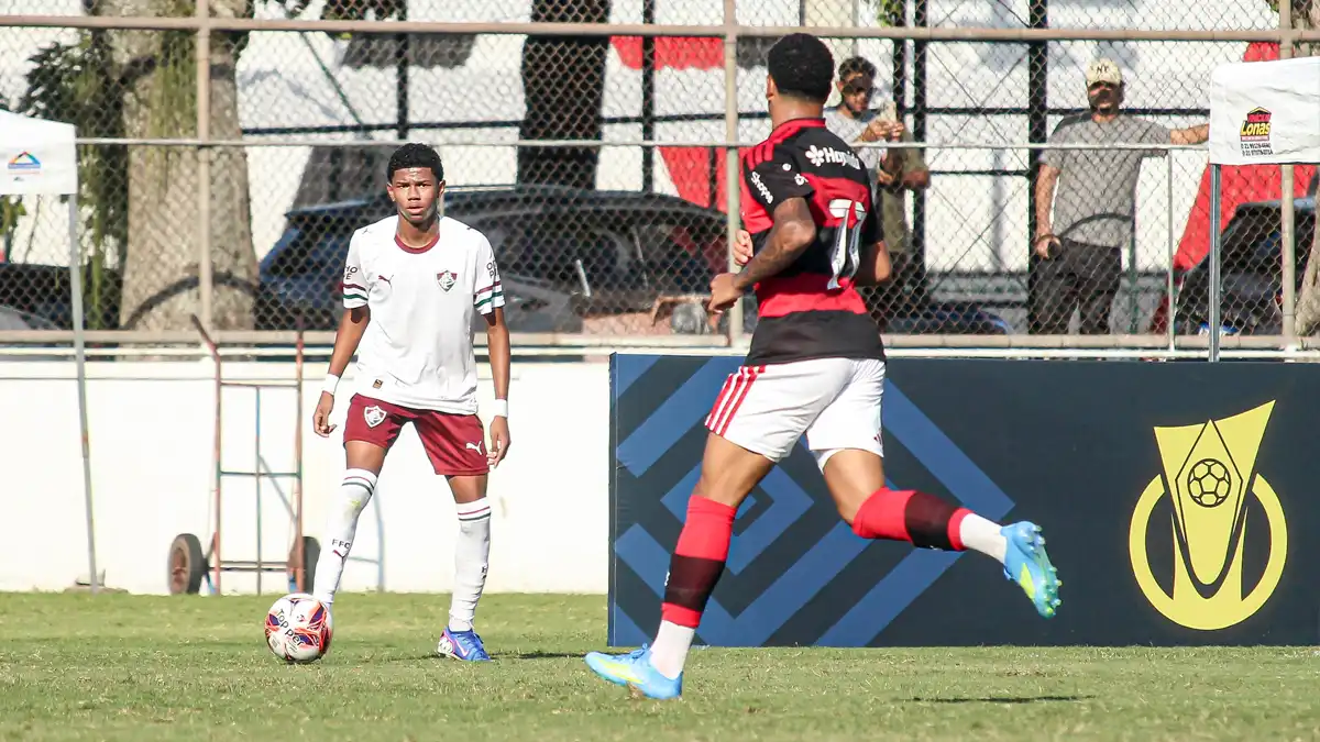 Fluminense perde para o Flamengo no Brasileirão Sub-20