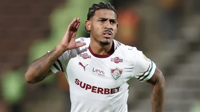 John Kennedy marcou o gol salvador do Fluminense contra o Rivadavia